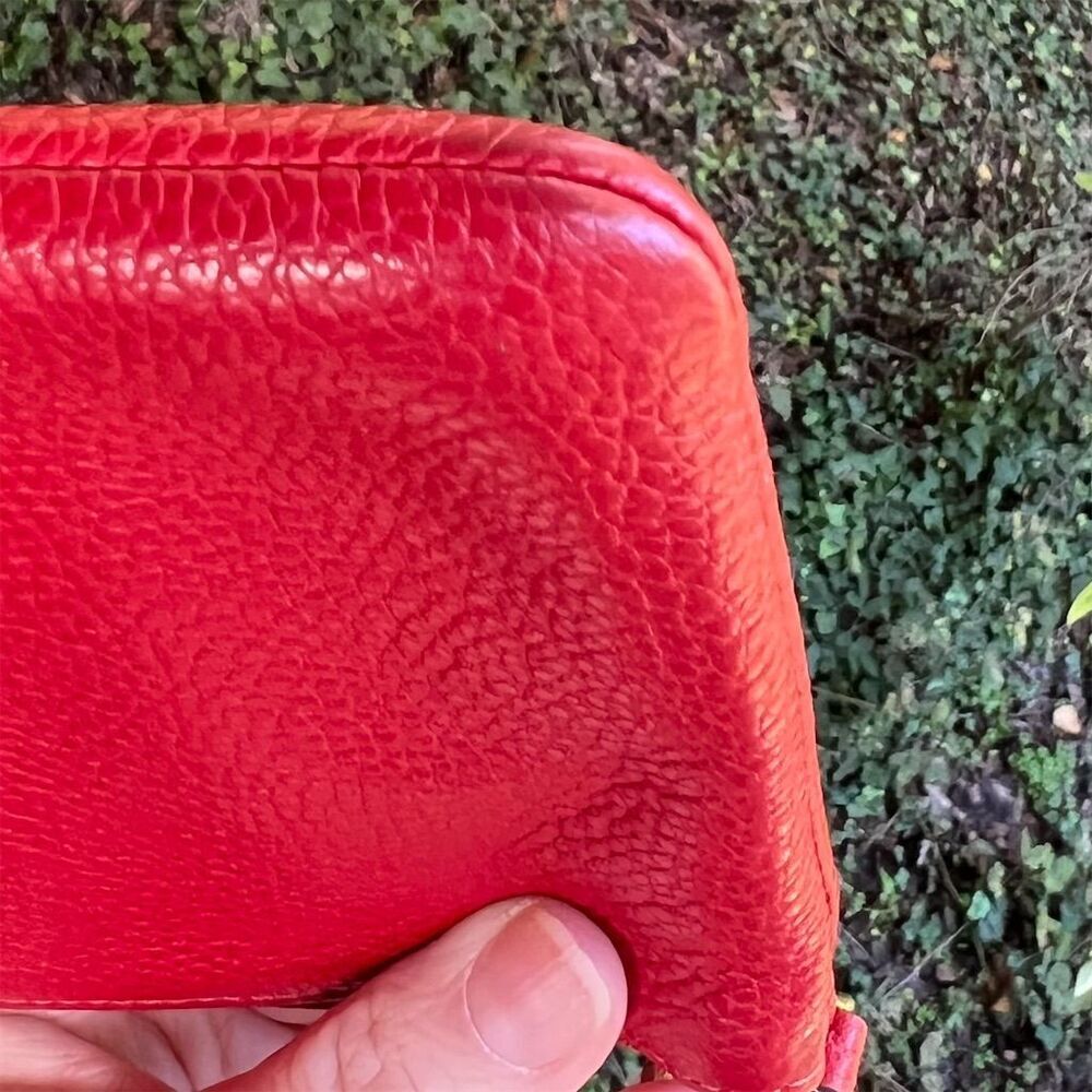 COACH Women's Pebble Leather Wristlet Wallet AUTHENTIC - Picture 5 of 7